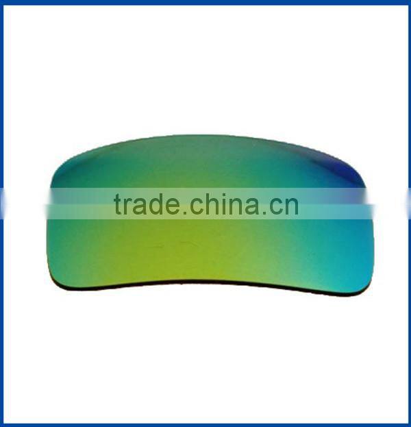 Polarized goggle sunglass lens