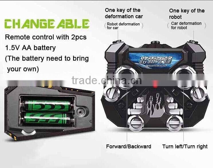 hotsale RC Electric rc amphibious car for kids with remote control fighting robot transform toys