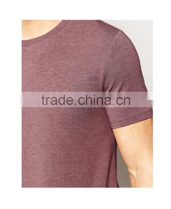 Mens t shirt fitted tshirt plain cotton t shirt for priting