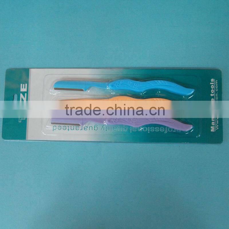 NMD-001 Plasti handle sharp blade eyebrow razor