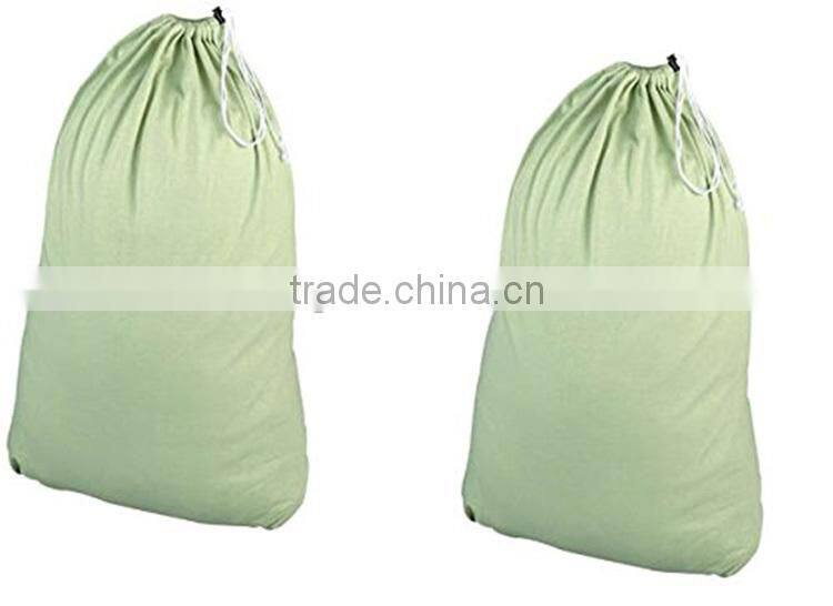 Drawstring Natural Cotton Laundry Bag Extra Large