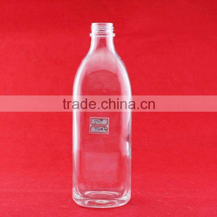 New design glass bottle for liquor empty champagne bottle 16oz wholesale glass bottle