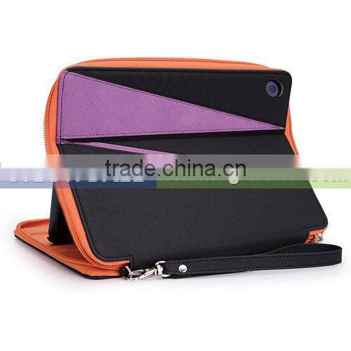 Brik series-Unique design zipper case for new 7" tablet from Google/Kindle fire HD/ general 7" tablet, for wholesale and OEM