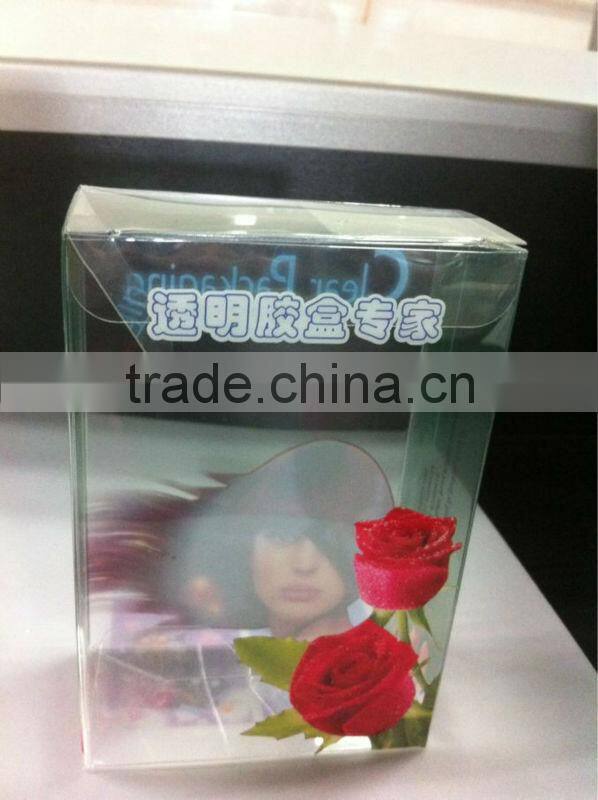 plastic PET PP clear packaging box