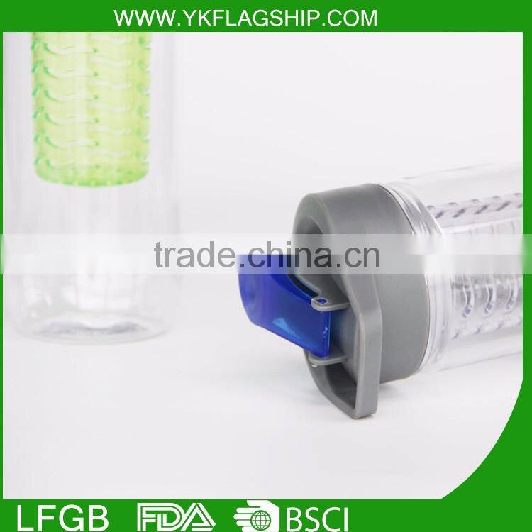 Sport portable water bottle joyshaker with filter, bpa free fruit infuser water bottle,water bottle joyshaker supplier