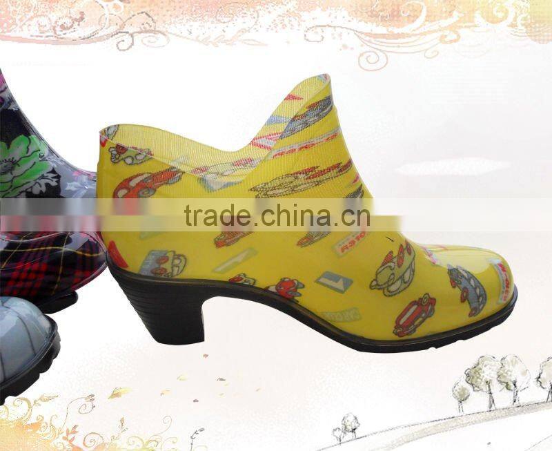 lady ankle rain boots ,rain shoe for women