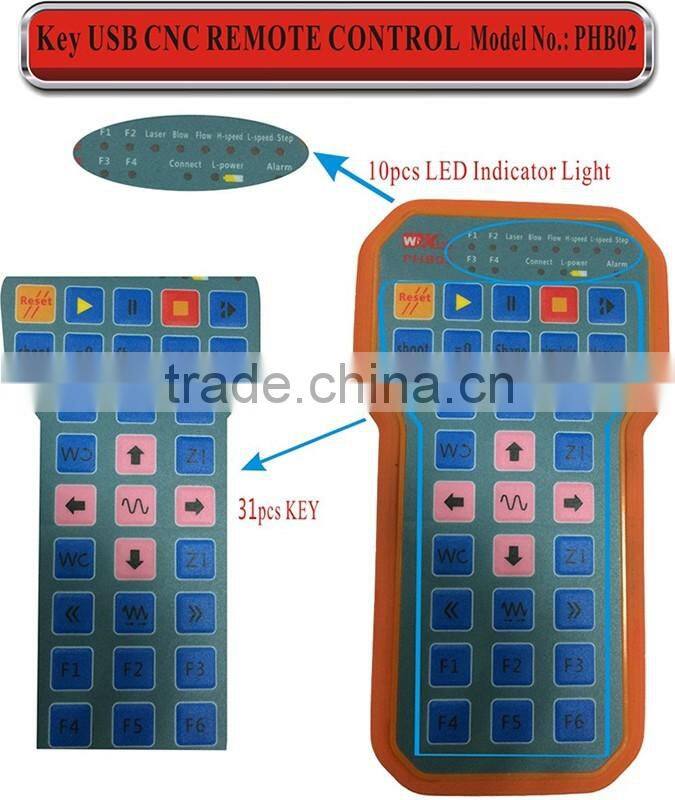 6 Axis programmable CNC Wireless USB hand wheel PHB04B-6