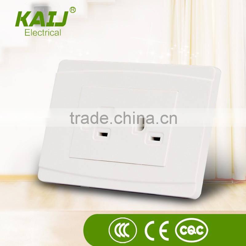 wall mount 15A 300V power electrical double pin switch socket