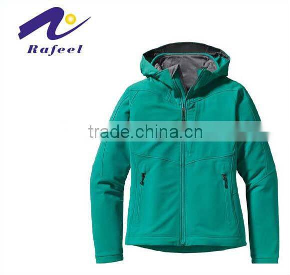 green polyurethane shell for jackets
