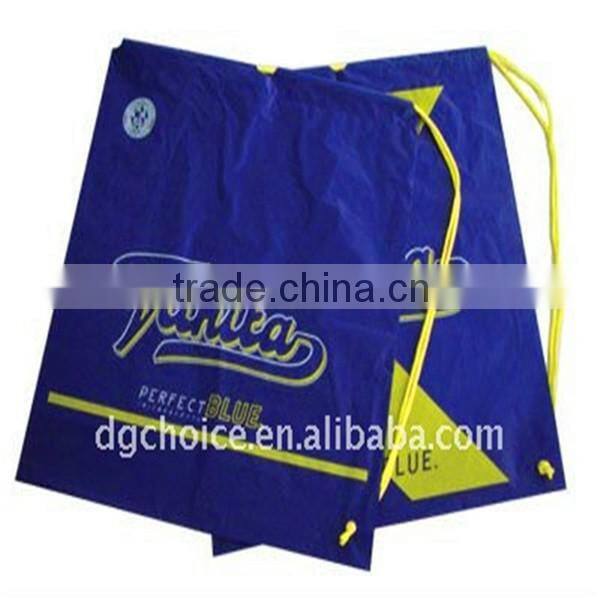 High quality plastic drawstring bag biodegradable