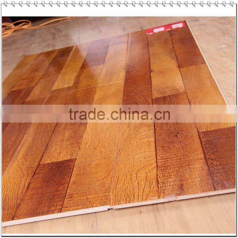 2015 12mm handscraped laminate flooring
