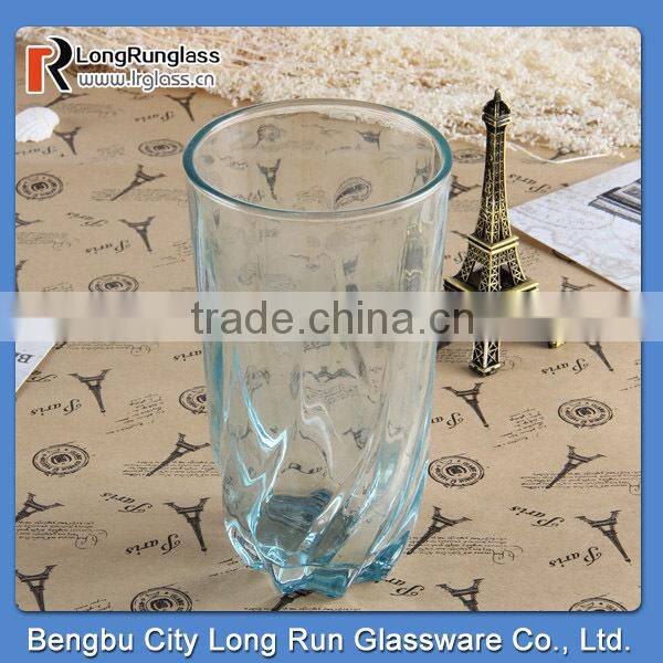 LongRun 374ml high quality colorful drinking glass cup wholesale