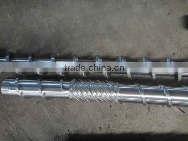 Injection machine single Screw and barrel for HDPE/LDPE/LLDPE