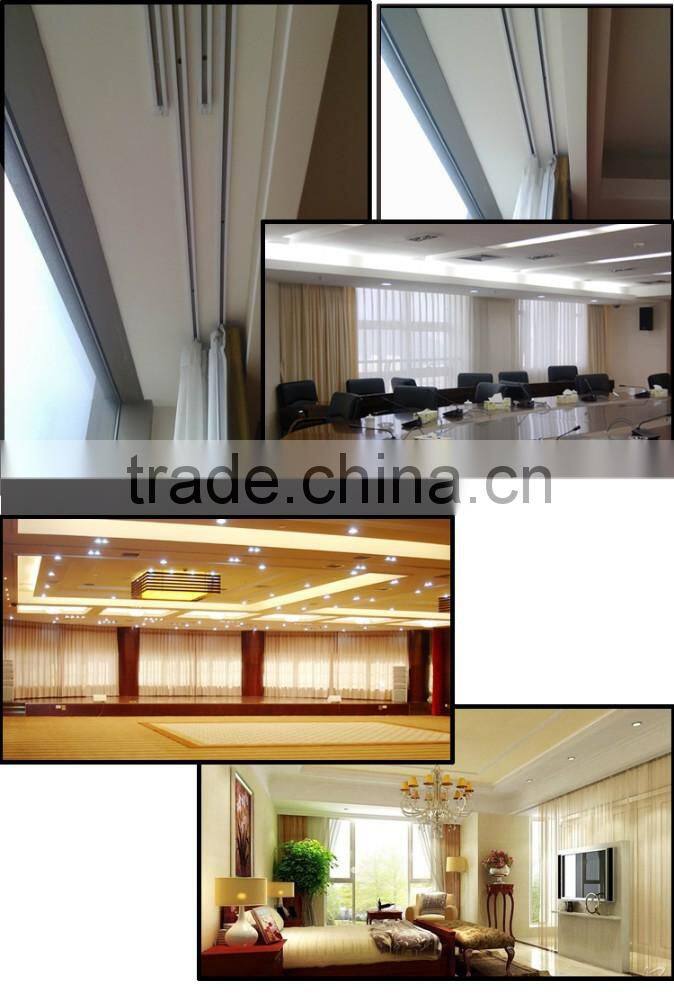 Electric motorized curtains for hotel