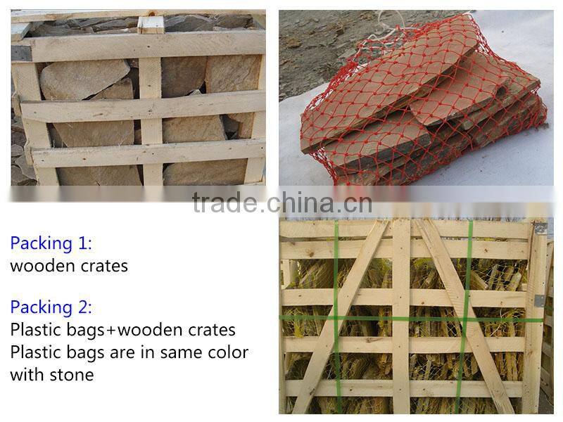 natural random paving stone for garden flooring
