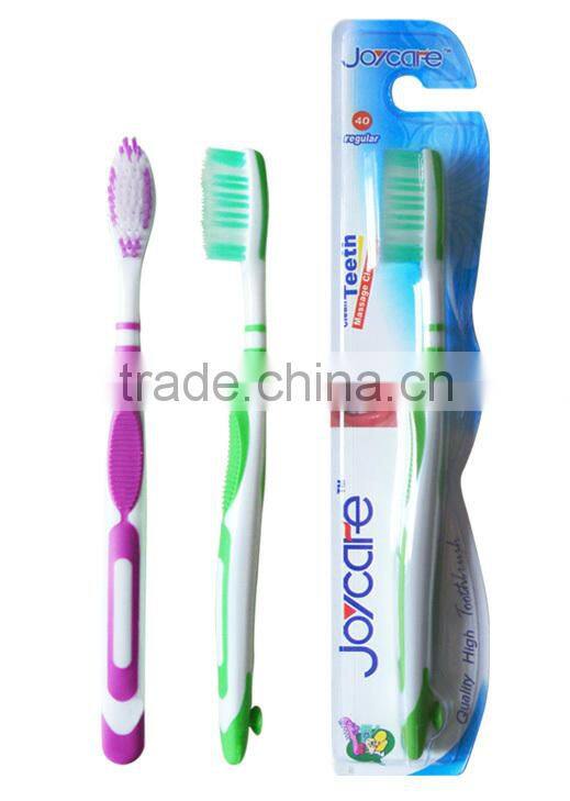 High quality soft adult toothbrush with suction handle
