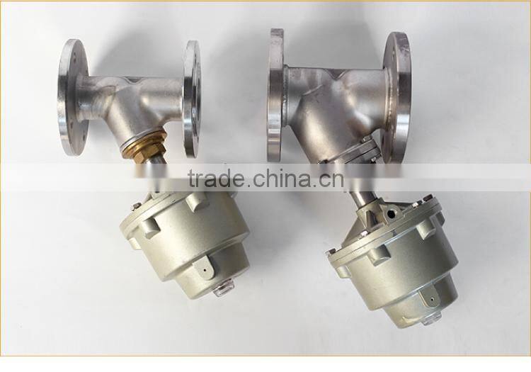 With Flange Stainless Steel Pneumatic Angle Seat Valve