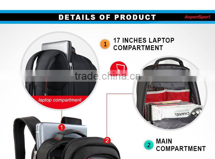 2016 new arrivial laptop backpack bag