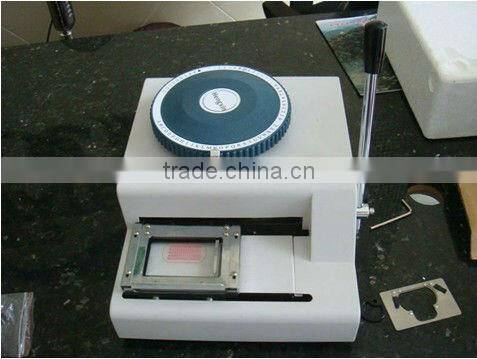 Manual metal dog tag embossing machine