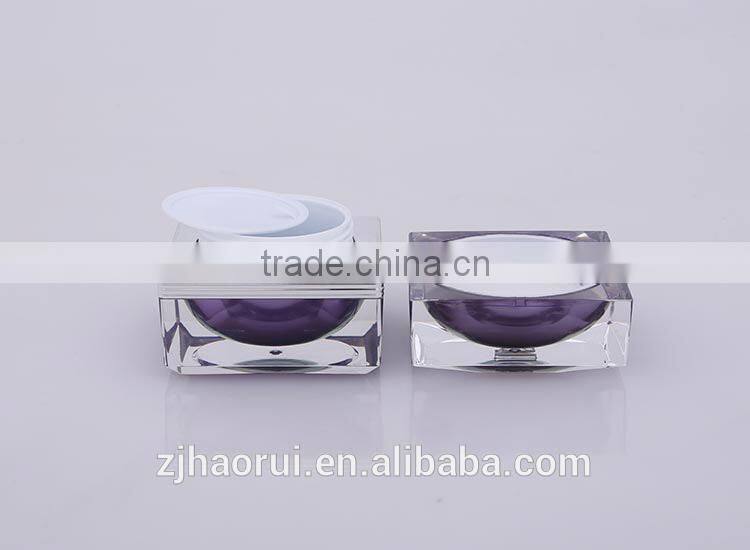 Alibaba China cosmetic packaging wholesale Acrylic Jar Beautiful packaging cosmetics