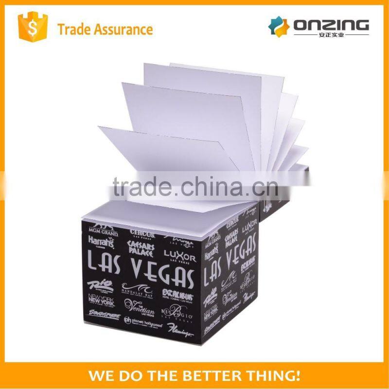 75*75*75mm custom eco sticky notes pad for business
