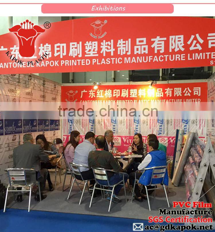 factory directly for clear/crystal mattress pvc sheet