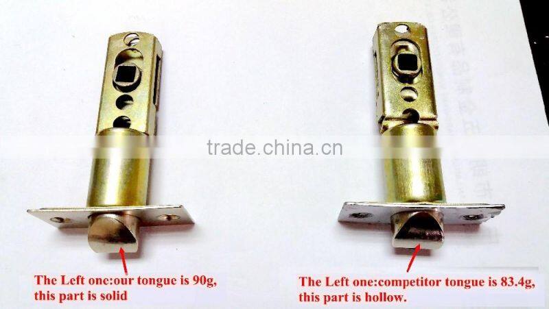 2016 South America and Australia Style Best modern style square Zinc door locks