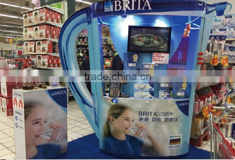 Fruit and vegetable display stand/shop shelf display cosmetic