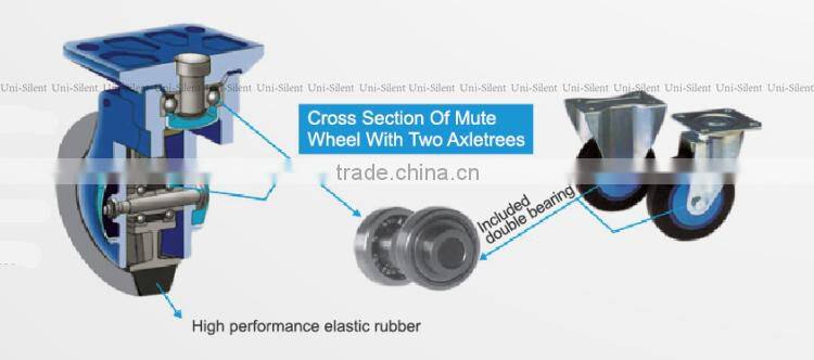 300kg 2 layers plastic book trolley used in the library