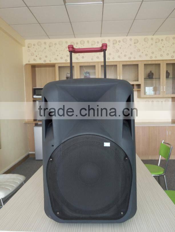 15 inch Karaoke Player,Computer,Home Theatre,Mobile Phone,Portable Audio Player Use and Trolley Portable Bluetooth Speak