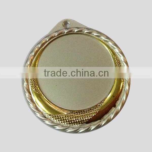 silver plated blank custom frame metal souvenir medal