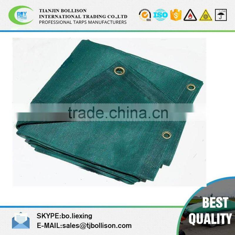 Shade Tarp, Mesh Material, 5'X7 Top Quality Vinyl Shade Tarp