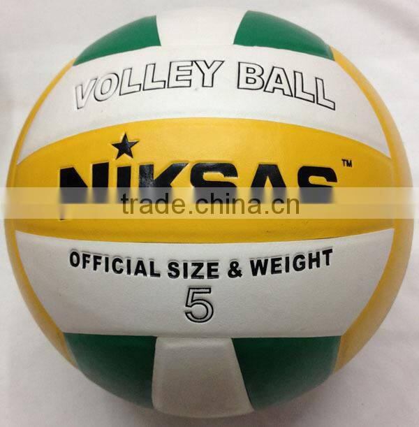 official size PU laminated volley ball for formal games or training