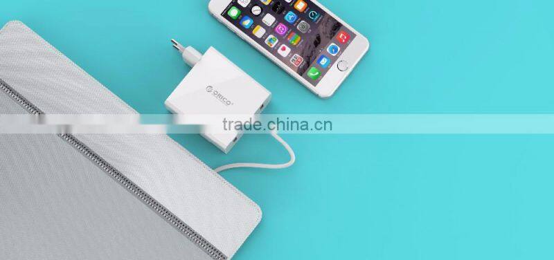 ORICO DCW-4U 4 Port smart usb wall charger for table phone with rechangeble AC plug