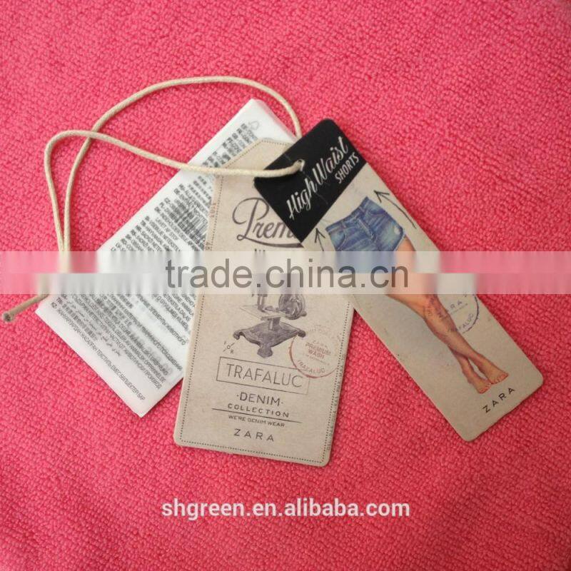 Lead-free paper swing tag for baby clothing