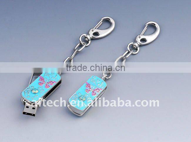 2014 Hot sale!! Swivel metal usb flash drive, usb flash drive wholesale