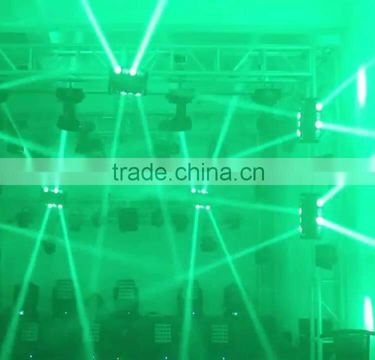 100% Factory Direct Sale White 8x10w or 4in1 RGBW 8pcs 12w Spider Surge 8 Sweeping LED Beam Effect