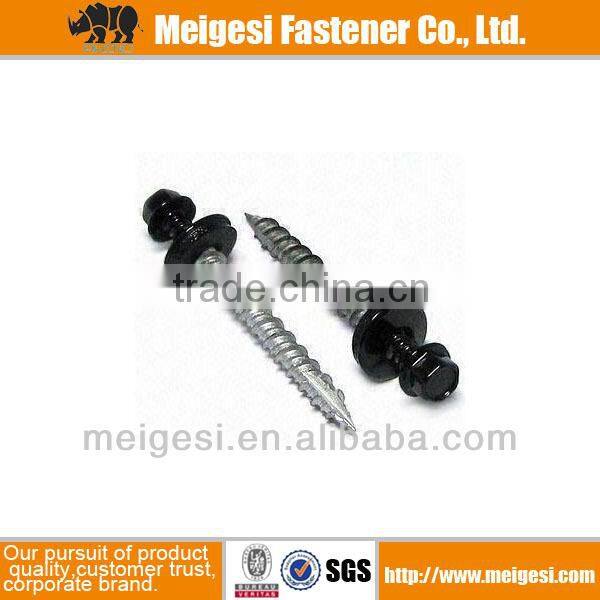 RAL HEX WASHER HEAD SELF-DRILLING SCREW WITH COLOR PAINTED,ROOFING SCREW