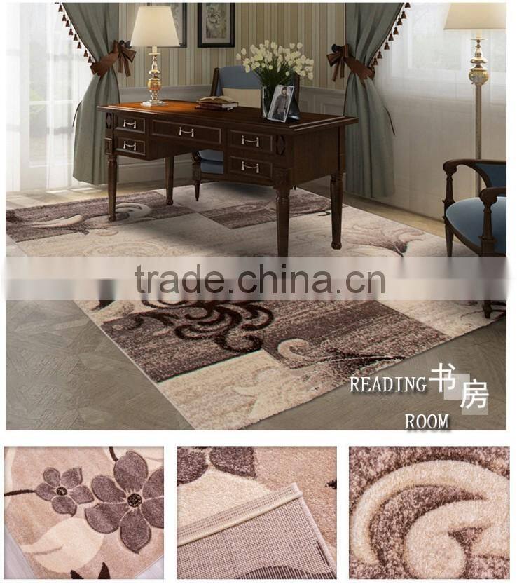 2016 hot sale purple silk shaggy carpet carpet underlay hotel carpet