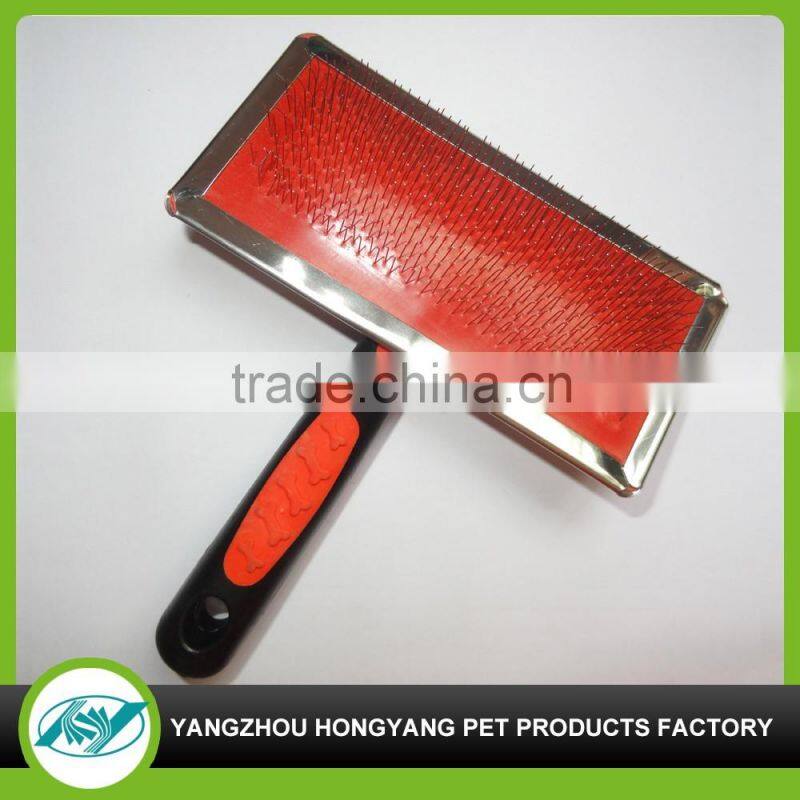 Dog grooming fur remover wire brush