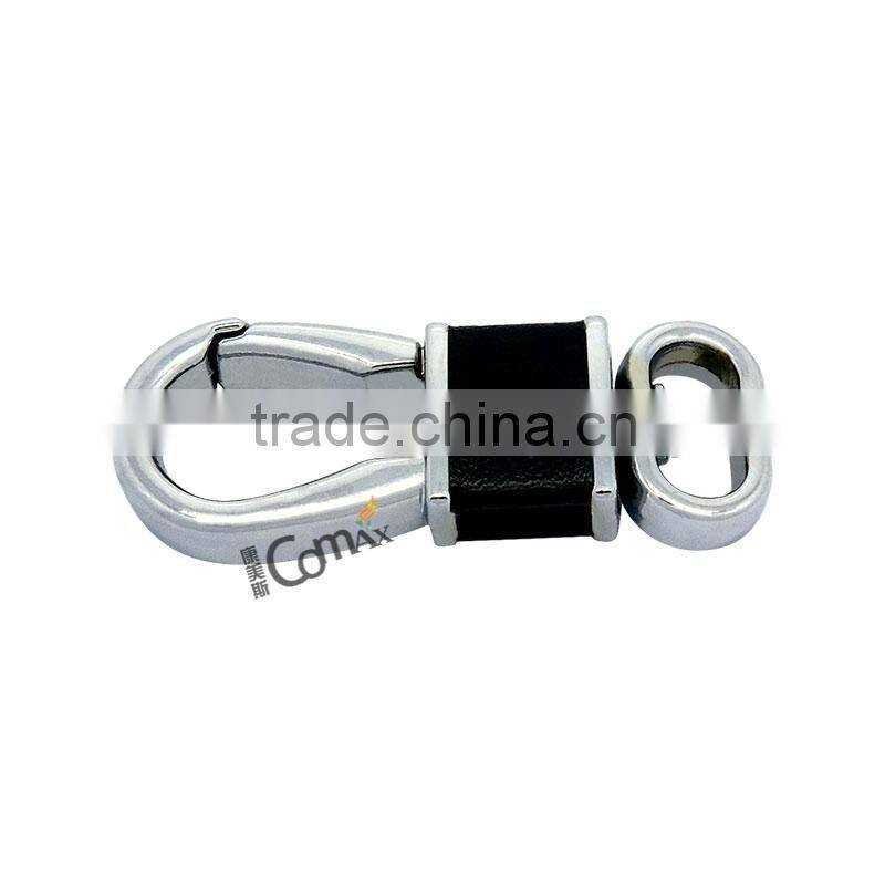 Fashion Hot Sale Chrome Metal Snap Hook For Car Key Chain