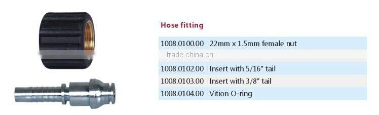 Various types of wire braids high pressure hose