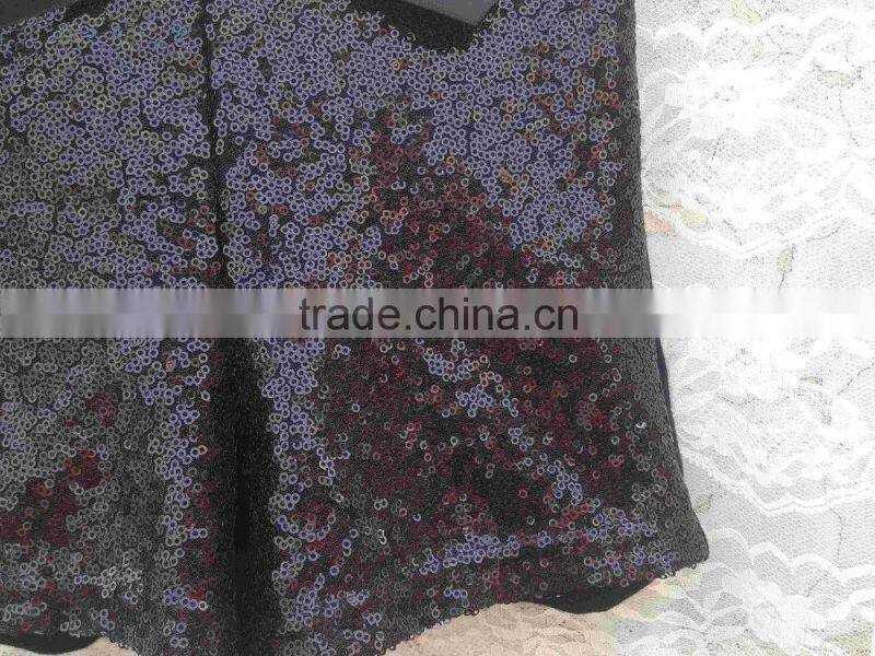 New Hot Shorts Sequin Girl Shorts Sweet Bow Front Summer Short Shorts Soft Knit Royal Blue Fashion Baby Kids Girl Short Pants