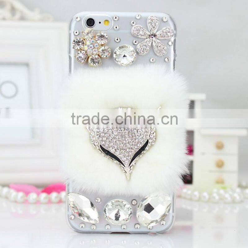 2016 furry diamond phone case for iphone 6s/6s plus