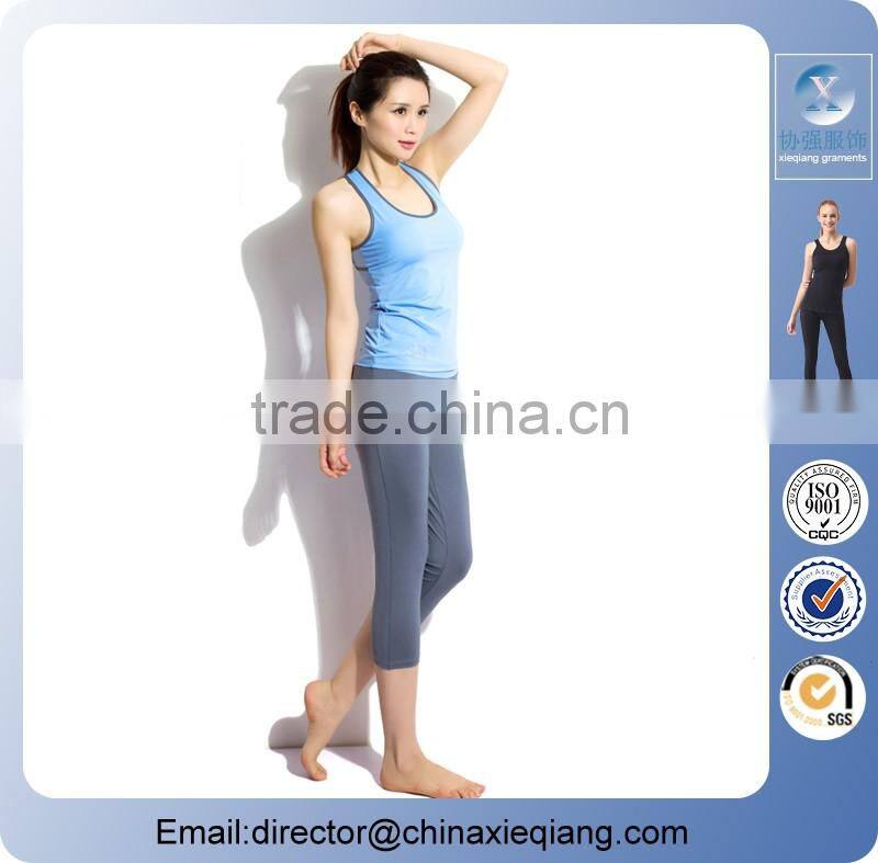 Hotsale fitness yoga apparel wholesale with custom yoga pants on sale