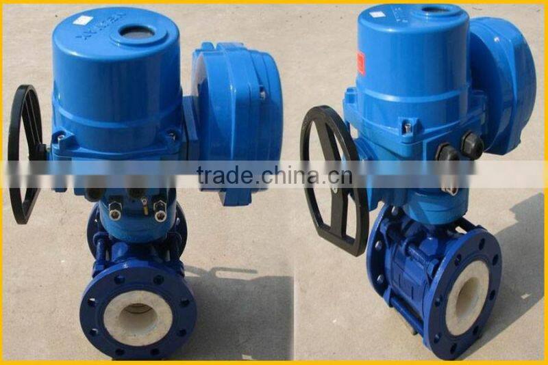 corrosion resistant electric ceramic ball valve for industry application