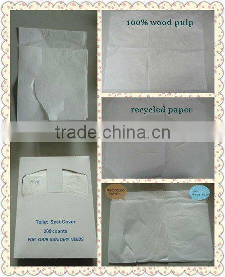 1/4 Disposable Paper Toilet Seat Cover