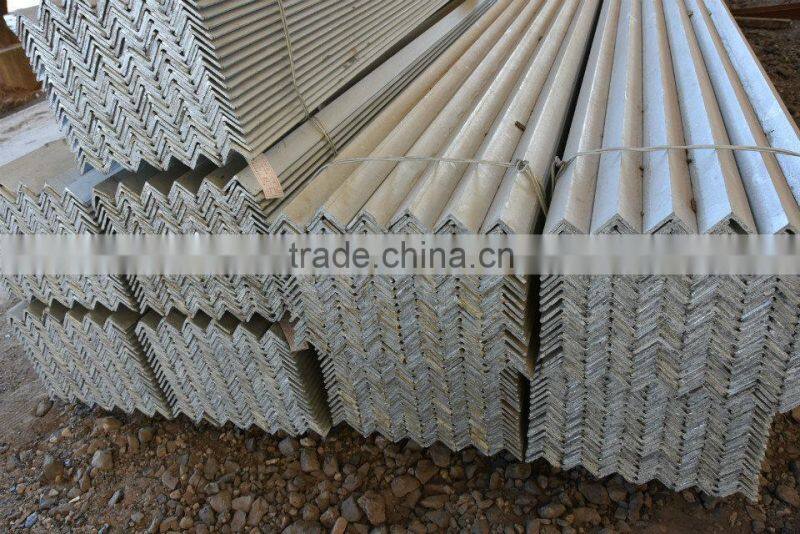 Mainland equal/unequal black or galvanized steel angle Bar