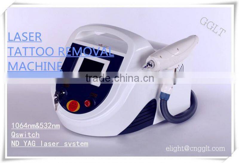 Merry christmas biggest discount! 2016New arrival laser tattoo removal laser machine Nd Yag laser price