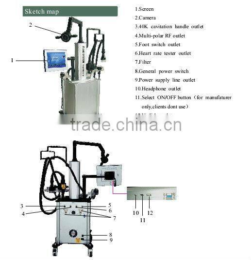 Fat loss machine laser liposuction weight loss beauty machine ultrasonic liposuction cavitation machine for sale